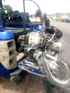 Truck crushes traffic officer, two riders in Badagry