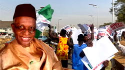 Protest at EFCC as El-Rufai honours invitation