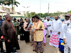 Ward Delineation: Urhobos protest in Abuja, as INEC seeks NSA’s intervention