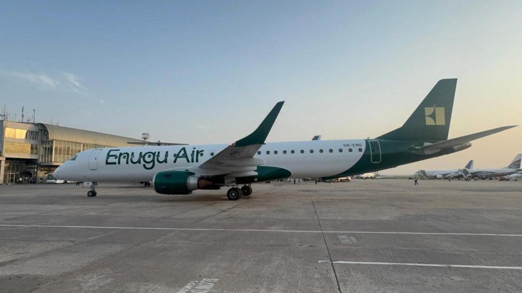Enugu Air takes delivery of new Embraer 195 aircraft