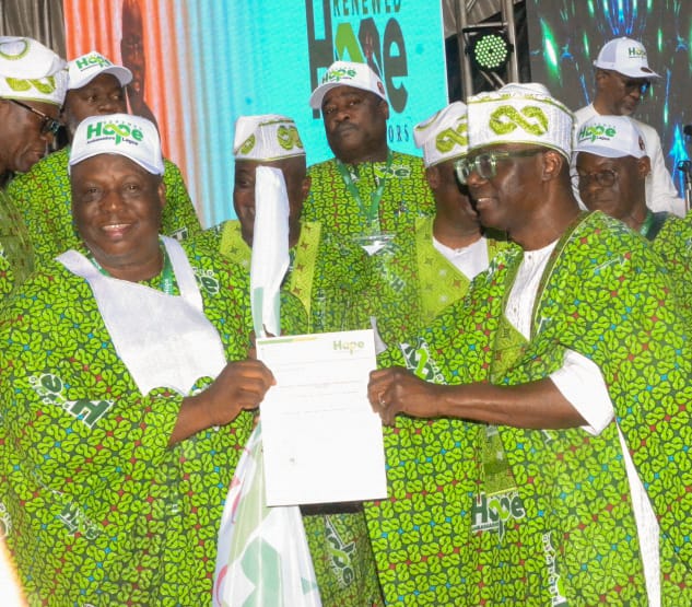 2027: Sanwo-Olu, Hamzat, Obasa inaugurate 20 LG Renewed Hope ambassadors for Tinubu