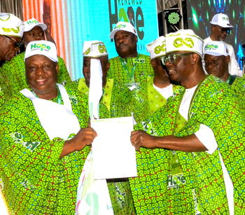 2027: Sanwo-Olu, Hamzat, Obasa inaugurate 20 LG Renewed Hope ambassadors for Tinubu