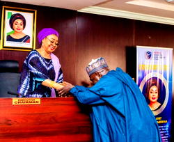 FCC gives historic plenary honour to retiring Director Maitama