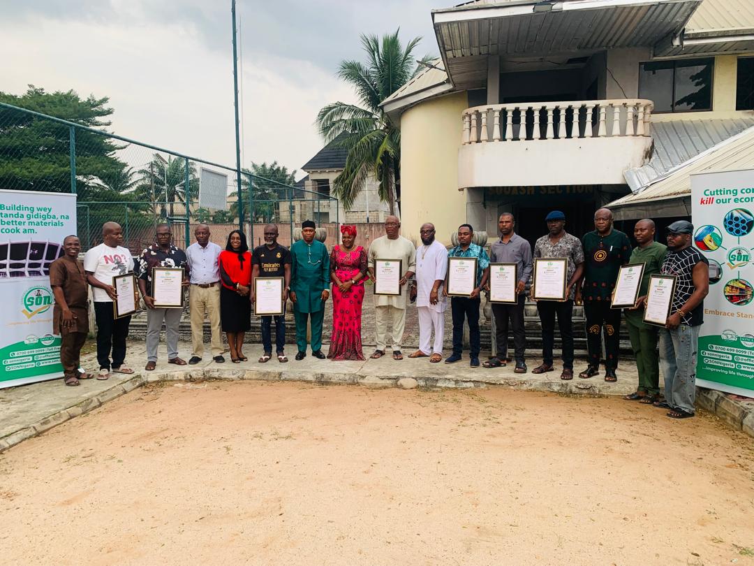 SON presents MANCAP certificates to 13 aluminum manufacturers in Imo