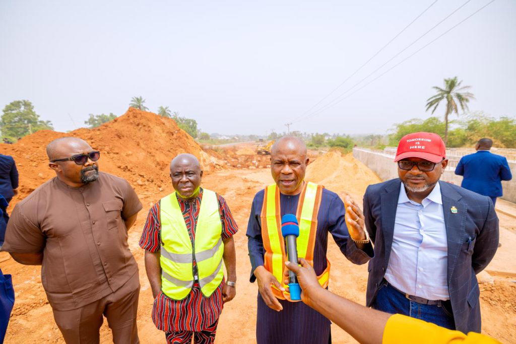 Gov. Mbah inspects 44.1 km Enugu-Opi-Nsukka Road dualisation project