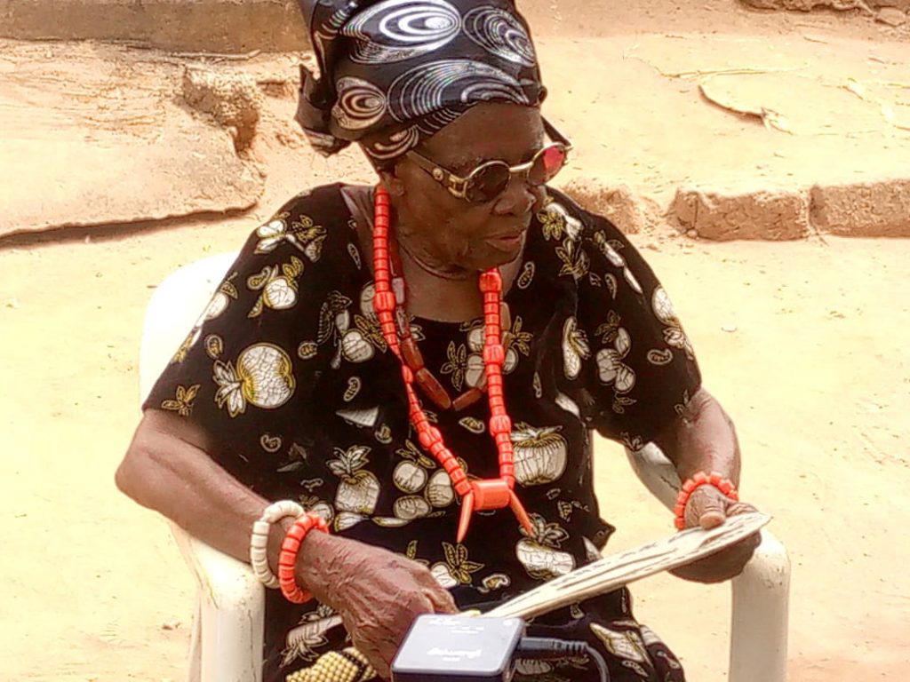 Release Nnamdi Kanu to me before I die  —  99-yr-old woman urges Tinubu