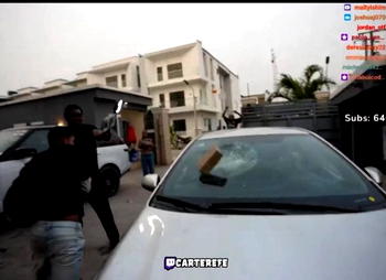 Video: Peller, Carter Efe face backlash after destroying each other’s cars