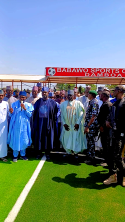 Borno Acting Governor unveils Hon. Jaha’s sports, women devt centres in Damboa