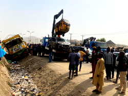 Tragedy as mother dies saving infant in horrific Abuja multiple crash