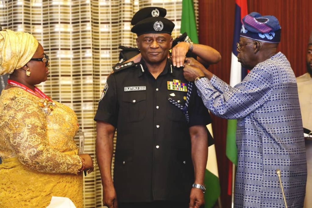 Breaking: Tinubu decorates Disu as acting IGP