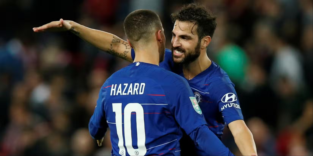 Hazard wants Fabregas back at Chelsea as manager