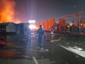 No fatalities in Abeokuta expressway tanker fire incident – LASEMA