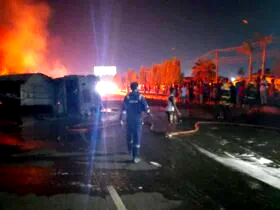 No fatalities in Abeokuta expressway tanker fire incident – LASEMA
