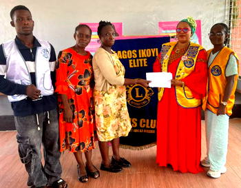 Lagos Ikoyi Elite Lions Club empowers Special Correctional Centre for Girls inmates