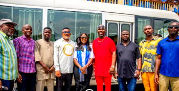 Foundation donates coaster bus to school to mark Tonlagha’s 50th birthday 