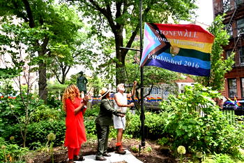 ‘Outrage’ as LGBTQ Pride flag removed from Stonewall monument