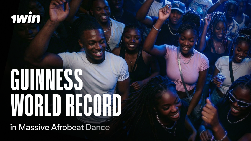 1win and the Nigerians set a Guinness World Record in Afrobeat dance