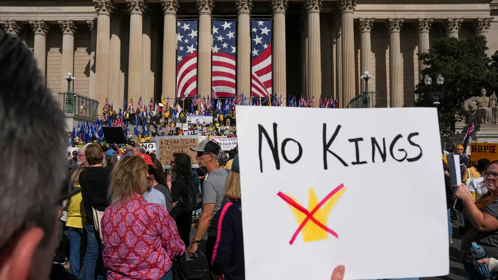 Massive protests against Trump across US on ‘No Kings’ day