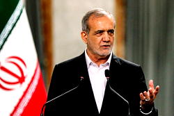 Iranian president demands guarantees, reparations to end war