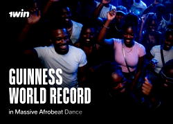1win and the Nigerians set a Guinness World Record in Afrobeat dance