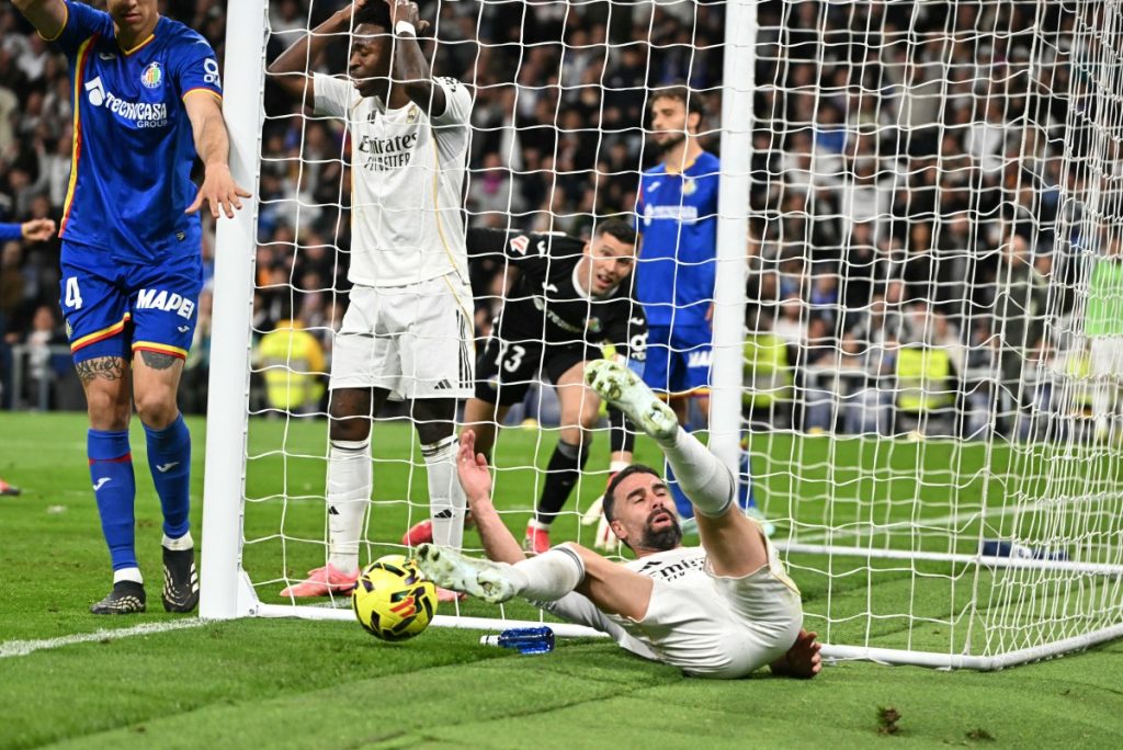 Real Madrid’s La Liga title race suffers with 1-0 loss to Getafe