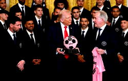 Trump honors Messi and MLS Cup champion Miami teammates