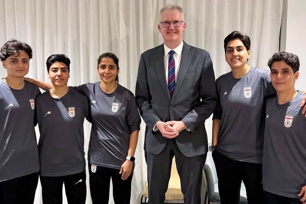 Five Iran women footballers granted asylum in Australia after anthem protest