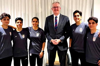 Five Iran women footballers granted asylum in Australia after anthem protest