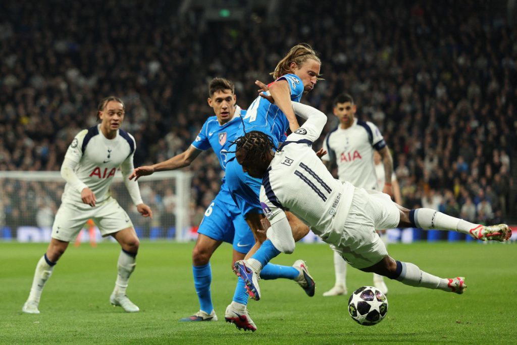 Atletico advance to Champions League quarterfinals after loss to Tottenham