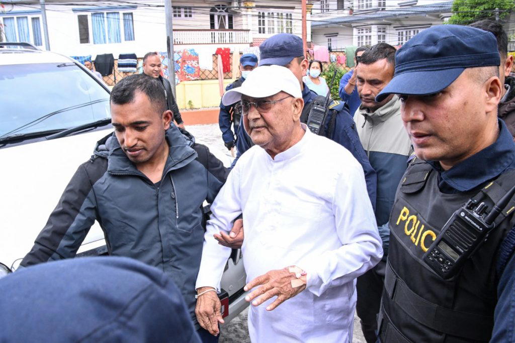 Nepal’s ex-PM arrested over alleged role in protest crackdown