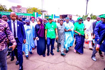 Photos: APC ready for national convention as venue committee inspects Eagle Square