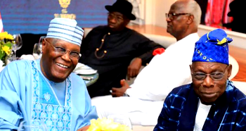 Atiku felicitates with Obasanjo on 89th birthday