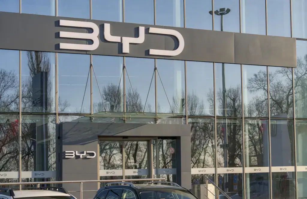 Chinese EV giant BYD says annual net profit down 19 percent