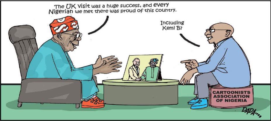 Cartoon: Aunty Kemi's fortunes didn't improve