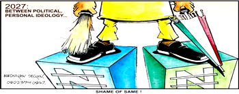 Cartoon: ‘Anywhere belle face’