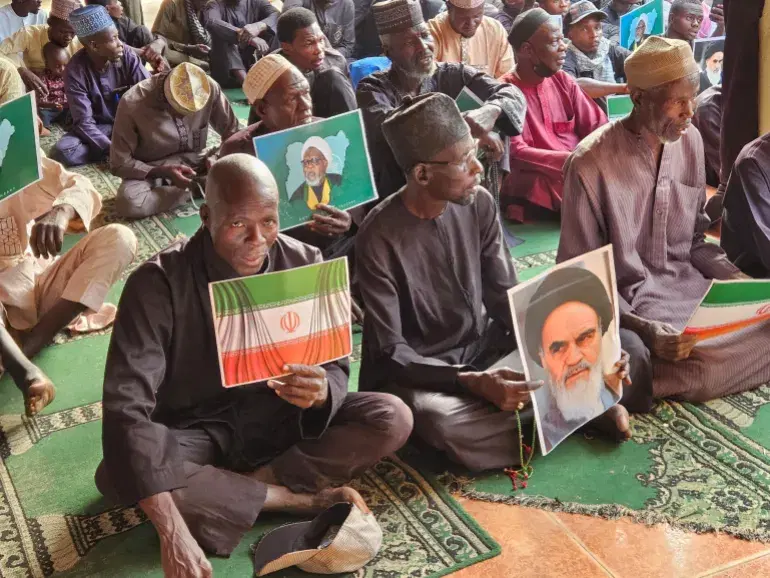 Nigerian Shias rally in support of Iran despite security deployment