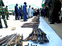 Nigeria strengthens security drive, destroys 2,800 illicit weapons