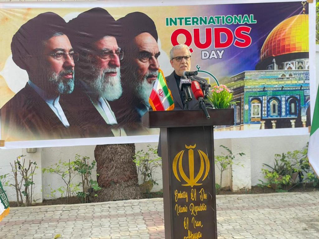 Iran ambassador calls for global action on Palestinian crisis