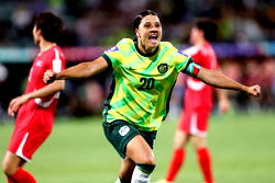 Sam Kerr eyes fifth World Cup in 2027 as Australia qualify