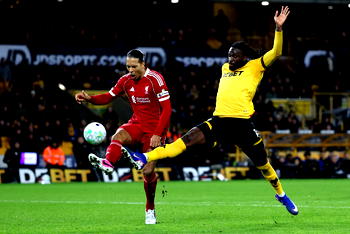 EPL: Liverpool rocked by last-gasp 2-1 defeat at Wolves