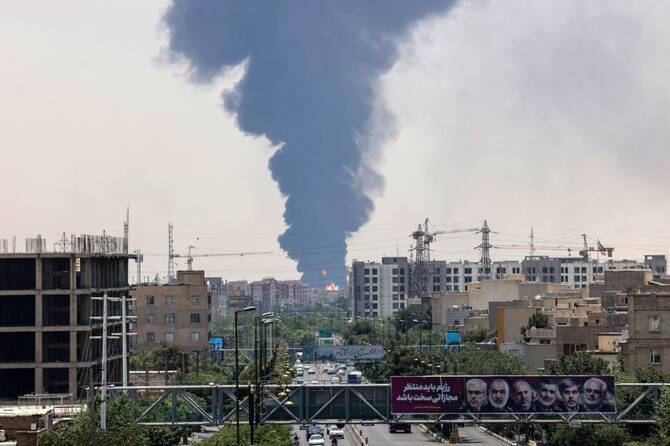 Drone strike causes fire at a major UAE oil field