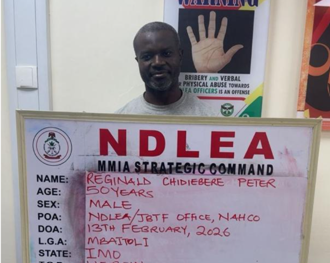 NDLEA arrests wanted drug lord after 13 years in hiding