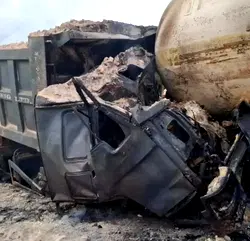 Truck and gas tanker collision kills two – Lagos Fire Service