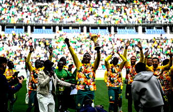 Senegal parade AFCON trophy at Stade de France, despite being stripped of title