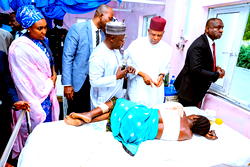 NEMA delivers medical supplies, relief materials to Maiduguri blasts victims