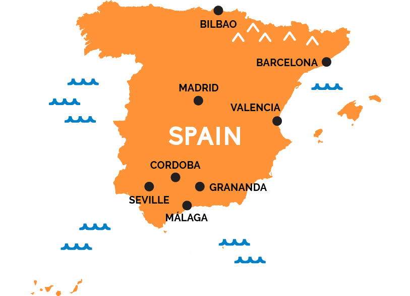 Spain map
