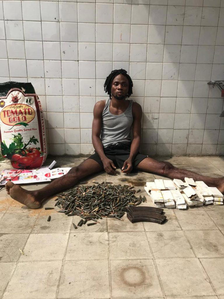 DSS arrests suspected gunrunner, recover 832 rounds of ammunition