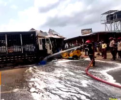 One dead, three injured as truck crushes tricycle in Epe, Lagos
