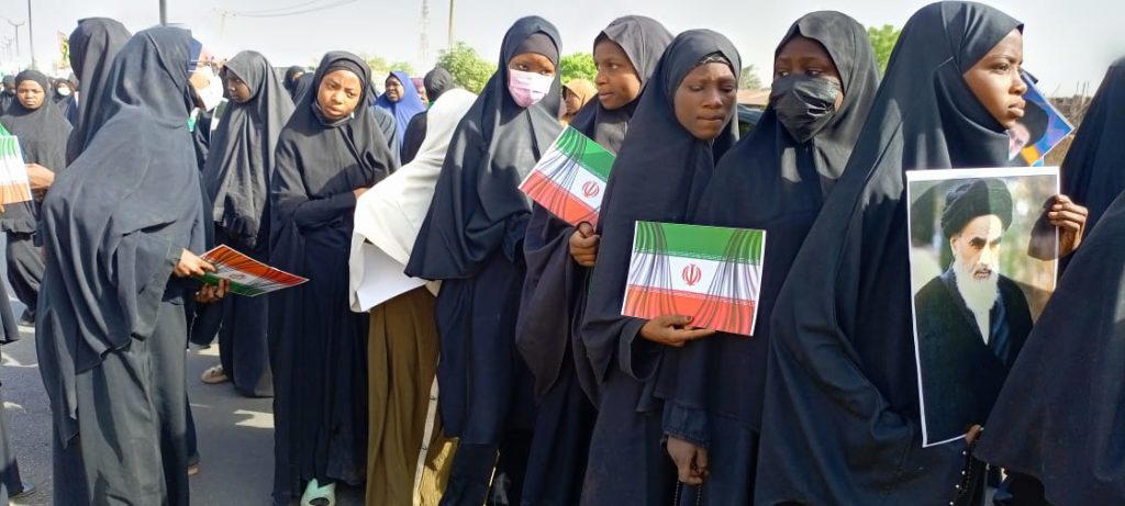 IMN members protest in Kano over reported killing of Iran’s Supreme Leader