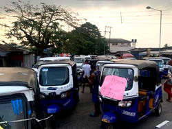 Calabar tricycle operators protest high ticket rates